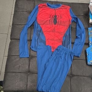 Cuddl Duds Kids Spiderman Pajama Set Large